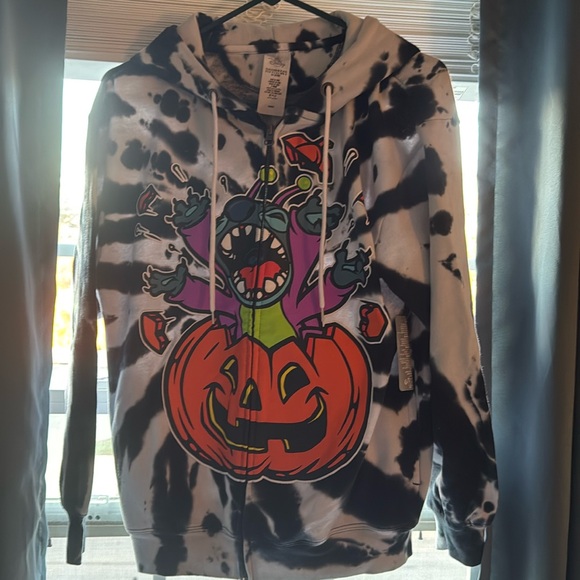 Disney Stitch Halloween Zip Up Sweatshirt - Picture 1 of 5
